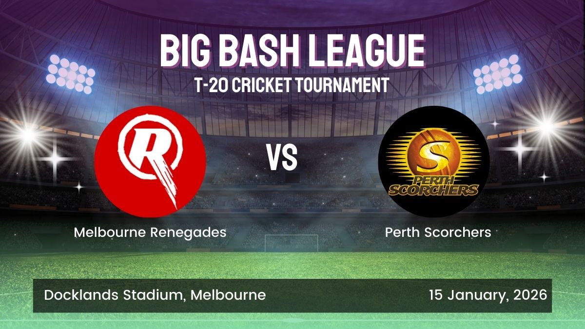 BBL ID Login Bet Book 247 Melbourne Renegades vs Perth Scorchers