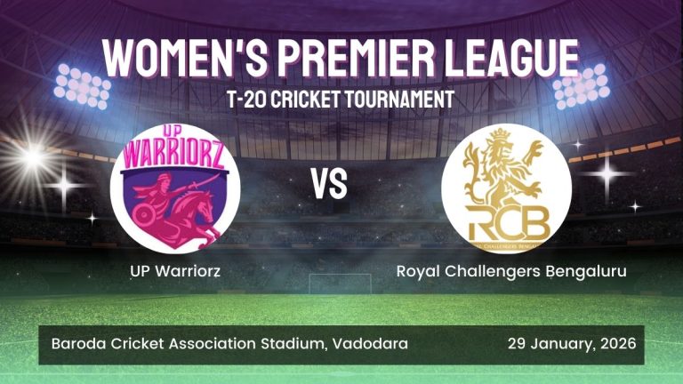 Login WPL ID Bet Bhai247 UP Warriorz vs Royal Challengers Bengaluru WPL 2026