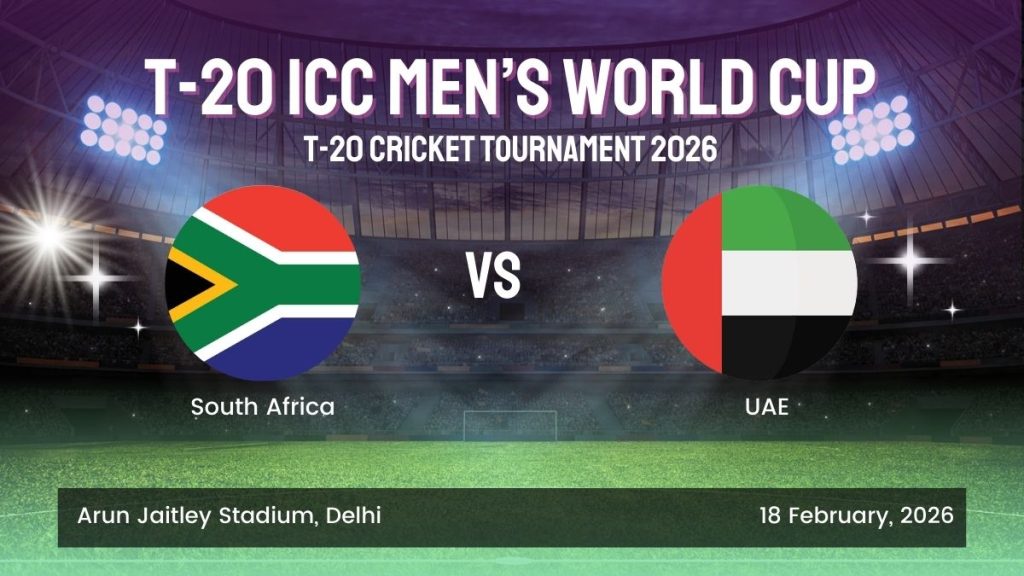 Login T20 ID BetBook247 South Africa vs United Arab Emirates