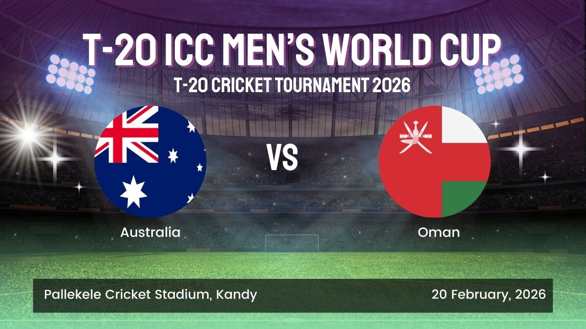 Login T20 ID Bet Book 247 Australia vs Oman