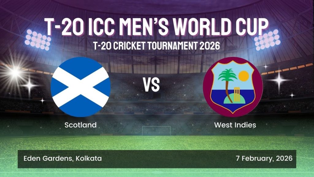 T20 ID BetBazar 247 Scotland vs West Indies